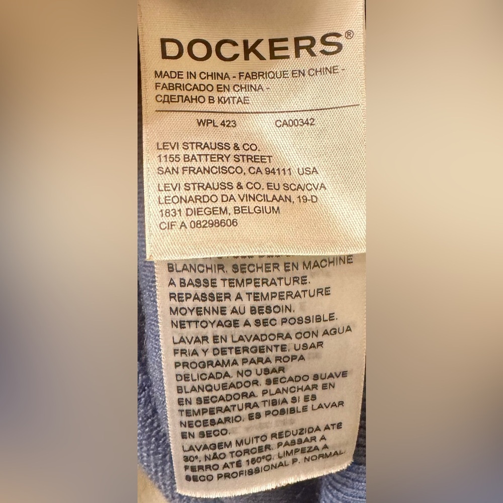 Dockers Crewneck Sweater in Blue - Picture 3 of 3